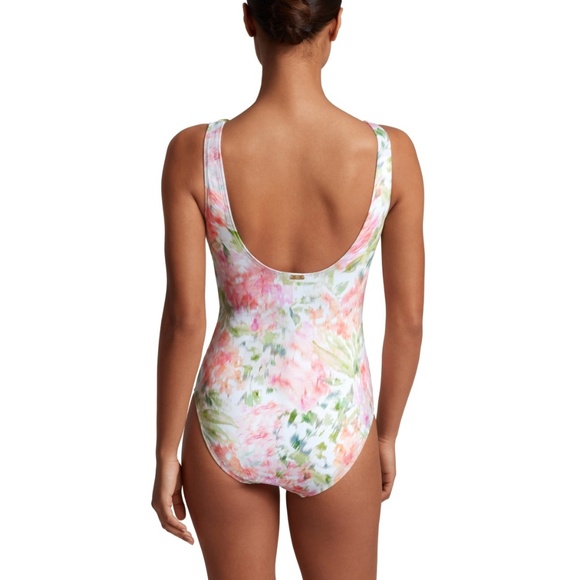 Lauren Ralph Lauren Women's Ruffled Floral-Print One-Piece Swimsuit - Multi - Picture 3 of 3